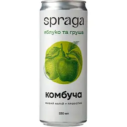 Хрусткий мікс: Чипси Shrips креветкові класичні 50 г + Напій Spraga Комбуча Яблуко та Груша слабогазований 330 мл з/б - мініатюра 3