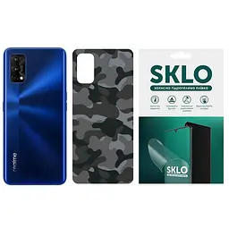Захисна плівка SKLO Back (тил) Camo для Realme 9 Pro Сірий / Army Gray
