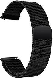 Ремінець міланська петля для BeWatch Haylou Smart Watch RT LS05S 22 мм Чорний (1020201.A27) - мініатюра 2