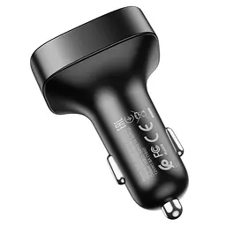 FM-трансмітер Hoco E59 Promise QC3.0 car BT FM transmitter Чорний - мініатюра 2