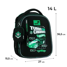 Портфель Kite Education каркасний 555 Hot Wheels (HW26-555S) - мініатюра 11
