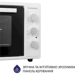 Електрична піч Minola Foev 3714 WH - мініатюра 3