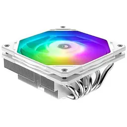 Кулер для процесора ID-Cooling IS-55 ARGB білий 1x120 мм алюміній/мідь Intel: 1700 1200 1150 1151 1155 1156 AMD: AM5