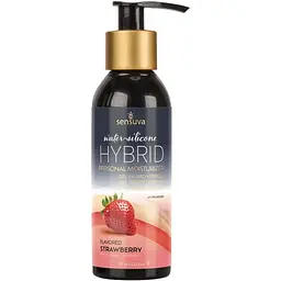 Змазка водно-силіконова Sensuva Hybrid Strawberry (125 мл)
