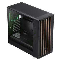 Корпус GameMax Claw 460, Wood/Black, без БЖ, Mid Tower, для ATX / MicroATX / Mini-ITX, 1xType-C / 2xUSB 3.0, макс. CPU - 175 мм / VGA - 420 мм, 3x140 мм ARGB / 1x120 мм ARGB, бічна панель із загартованого скла, ARGB/PWM хаб - мініатюра 5