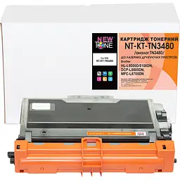 Картридж тон. NEWTONE для Brother HL-L5000D/5100DN, DCP-L5500DN, MFC-L5700DN аналог TN3480 Black (NT-KT-TN3480) - мініатюра 1