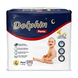 Підгузки Dolphin Dolphin 4 maxi 7-18 кг 30 шт (8680131207237)