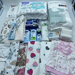 Набір для новонароджених у пологовий "Ніжний дотик" у рожевих кольорах ЕкоМама + сумка у подарунок - мініатюра 2