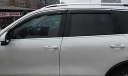 Дефлектори вікон вітровики для Volvo XC70 2007-2010 З Молдингом Хром - мініатюра 2