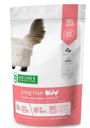 Сухий корм Nature's Protection Long hair Adult 0.4 кг для котів з довгою вовною