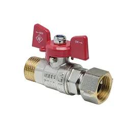 Кран кульовий Nolf classic 3/4" прямой з накидною гайкою NFC.821-08 (NF3154)