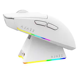 Игровая мышь Ajazz AJ-139W MC V2 Wireless/Bluetooth/USB ESports Gaming 12000dpi 35G White - мініатюра 1