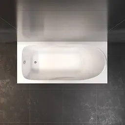 Ванна акрилова Damixa Apollo 150x70 см білий 47WA-150-070W-A, Білий - мініатюра 3