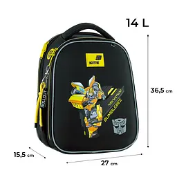 Рюкзак для початкової школи Kite Education каркасний 555 TF Чорний (TF26-555S) - мініатюра 3