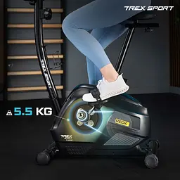 Велотренажер Trex Sport TX-400MB RECK магнітний сірий - мініатюра 4