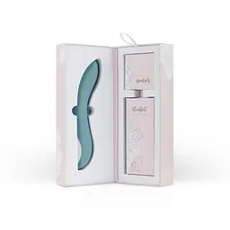 Вібратор Bloom Rose G-Spot 20 см (блакитний) - мініатюра 19