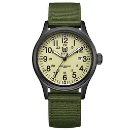 Наручний годинник чоловічий BESTA Command Green Чорний (3501) - мініатюра 3