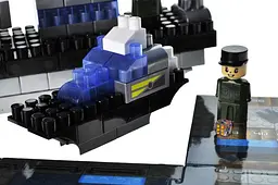 Конструктор блоковий QB300-205 "Block&Steps: Морська Місія" + ходилка та меморі гра 3в1, 124дет. qbee - мініатюра 7