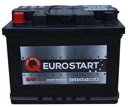 Автомобільний акумулятор EUROSTART 6СТ-50Ah Аз 430A (EN) 550066043 - мініатюра 1
