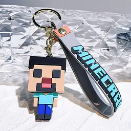 Брелок Watchbands Стів з Майнкрафт Steve Minecraft великий (KCHN-MNCRFT/02) - мініатюра 3