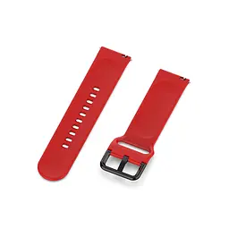 Ремінець силіконовий BeWatch для Xiaomi Amazfit BIP/GTS/GTR S 20 мм Червоний (1010344S) - мініатюра 6
