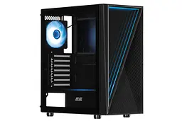 2E Gaming Корпус Infinity G205A без БЖ 2xUSB3.0, 1xUSBType-C, 1x120мм ARGB, 2x120мм, VGA 345мм, LCS ready, TG Side Panel, ATX, чорний - мініатюра 3