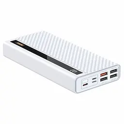 Універсальна мобільна батарея Remax Hunyo II RPP-197 30000mAh PD 22.5W (Білий) - мініатюра 2