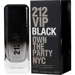 Оригінал Carolina Herrera 212 VIP Black 100 мл парфумована вода