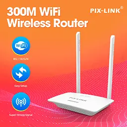 Бездротовий Wi-Fi роутер PIX-LINK LV-WR07M стаціонарний мережевий маршрутизатор White (19183) - мініатюра 6
