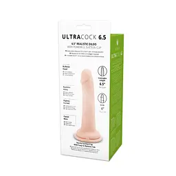 Фалоімітатор Me You Us Silicone Ultra Cock 6.5 in 16.5 см (тілесний) - мініатюра 5