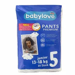 Підгузки-трусики Babylove Premium 5 junior (13-18 кг), 20 шт