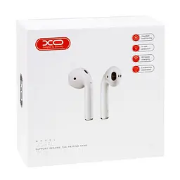 Bluetooth Стерео Гарнітура XO F80 TWS Білий - мініатюра 3