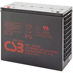 Акумуляторна батарея для ДБЖ CSB AGM VRLA 12 V / 130 А*ч (HRL12540W)