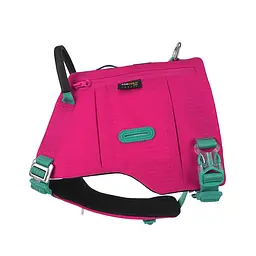 Шлейка для собак Truelove TLB2251 світловідбивна, з водонепроникної тканини Cordura, регульована Фуксія, M - мініатюра 3