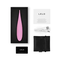 Кліторальний вібратор LELO DOT Travel Pink, точкова стимуляція, 8 режимів - мініатюра 2