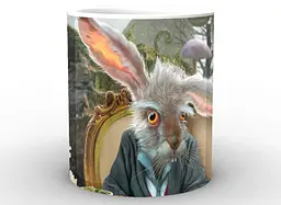 Кружка GeekLand Аліса в країні чудес Alice in Wonderland березневий заєць AW.02.004 - мініатюра 2