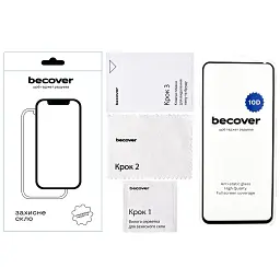Скло захисне BeCover Tecno POVA 5 (LH7n) 10D Black (711825) - мініатюра 3