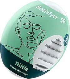 Мастурбатор-яйце Satisfyer Single Riffle, 7х5.5 см (м'ятний) - мініатюра 4