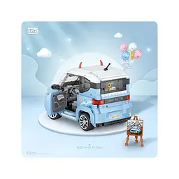 Конструктор LOZ mini Автомобіль MINI блакитний (1131) - мініатюра 8