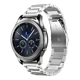 Ремінець Universal Stainless Steel 20 mm Samsung/Amazfit/Huawei Silver (34697_3342383)