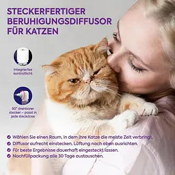 Набір феромонних дифузорів для заспокоєння котів TopSum Cat Calming Plug-in 2 шт x 48 мл (SKU-017)