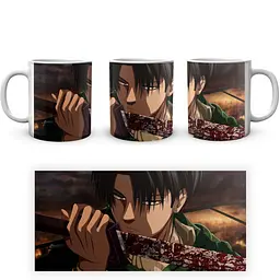 Кухоль GeekLand Attack on Titan Атака Титанів Леві AOT 002.12 330 мл білий - мініатюра 4
