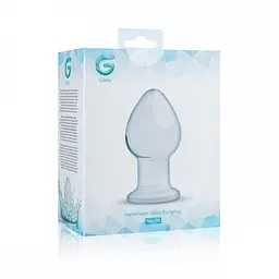 Стеклянная анальная пробка Gildo Glass Buttplug No. 26,9х4.5 см - миниатюра 3