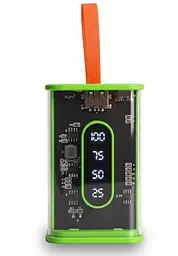 Портативний повербанк No Brand Power Bank 10000 mAh Зелений (2104618812) - мініатюра 3