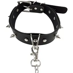 Нашийник з шипами та повідцем - Art of Sex - Collar Spikes and Leash - мініатюра 3