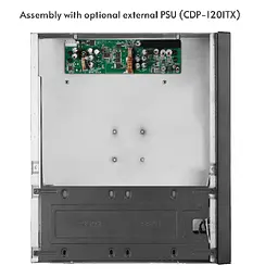 Корпус Chieftec COMPACT IX-06B-OP mATX, без БЖ, SLIM FF - мініатюра 8