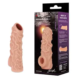 Насадка на член Kokos Nude Sleeve NS 004, M - мініатюра 7