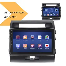 Автомагнітола XPRO 10 Android 10.1 4/32 для Toyota Land Cruiser 200 2008-2015 (MER-14136_6215) - мініатюра 2