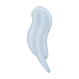 Вакуумний стимулятор клітора з вібрацією Satisfyer Pocket Pro 1 блакитний - мініатюра 2