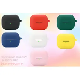 Чохол BeCover Silicon для Samsung Galaxy Buds 3 Pro White (712005) - мініатюра 3